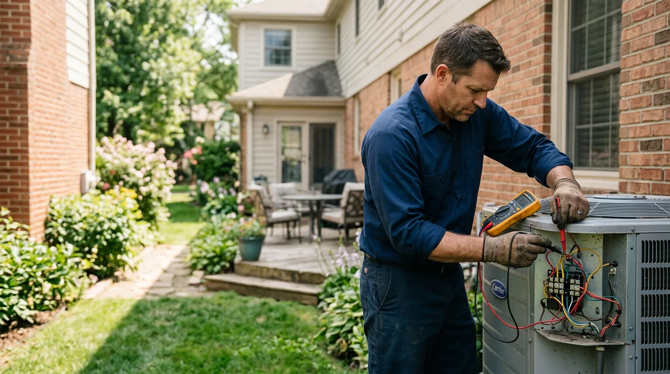 HVAC technician working near Woodhaven, NY